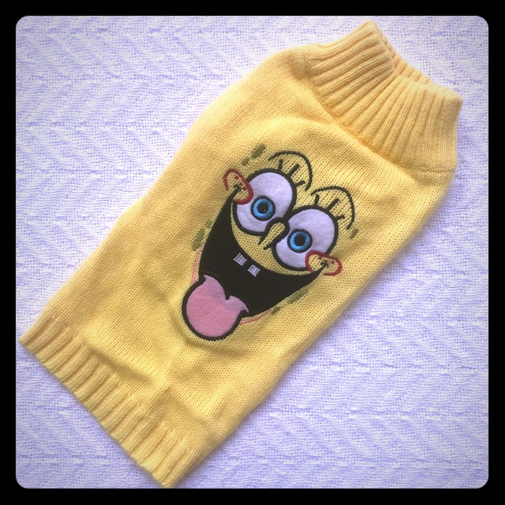 **SOLD** NWOT SPONGEBOB PET SWEATER